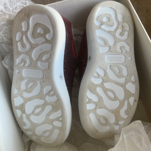 Kids Alexander McQueens Size: 26 Glitter Red - Picture 5 of 5